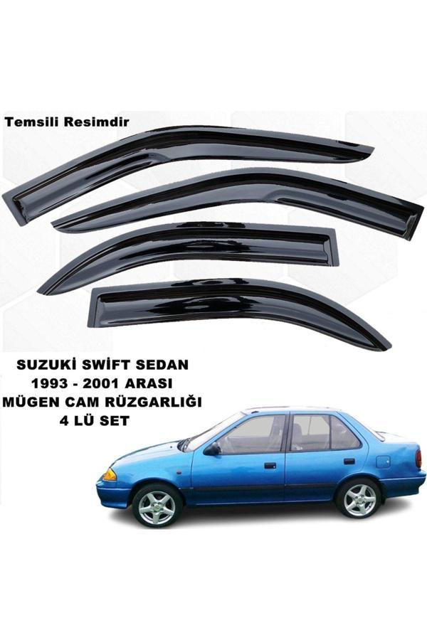 Caraks Suzuki Swift Sedan Mügen Cam Rüzgarlığı 1993 - 2001 Arası 4 Lü Set Cam Rüzgarlığı - - Image 1
