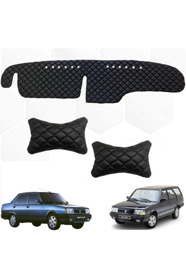 Caraks Tofaş Boyunluk + Göğüs Halısı Alçak Model Siyah - Image 1