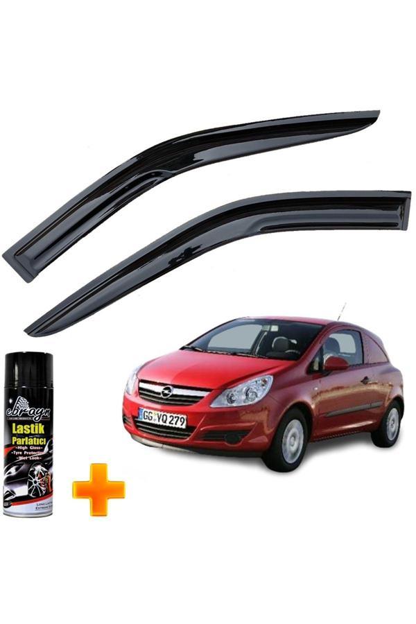 Caraks Corsa D Van Mügen Cam Rüzgarlığı Tek Kapı Uyumlu 2006-2012 Arası 2 Li Takım +500Ml Lastik Parlatıcı - Image 1