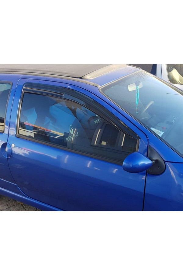 Point Renault Twingo Uyumlu 1997 - 2002 Arası Mügen Cam Rüzgarlığı Tek Kapı Set 2Li - Image 1