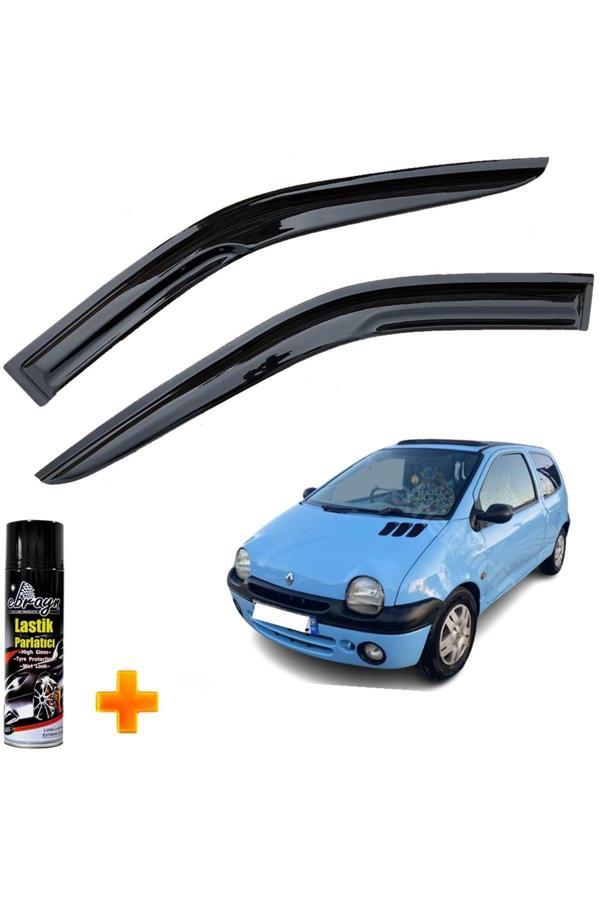 Caraks Renault Twingo Mügen Cam Rüzgarlığı 1997-2002 Arası Tek Kapı 2'Li Takım +500Ml Lastik Parlatıcı - Image 1