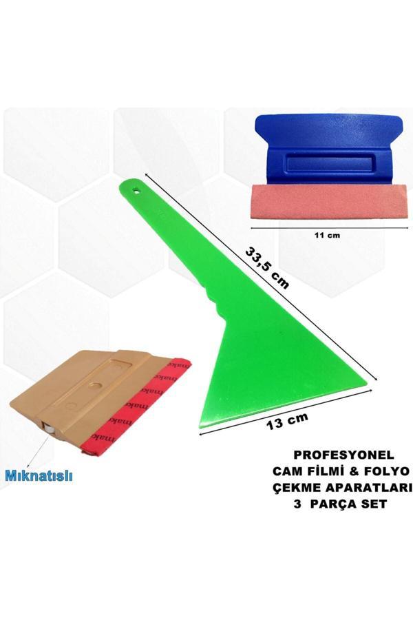 Caraks Profesyonel Cam Filmi - Kaput Koruma Ve Folyo Çekme Aparatları 3 Parça Set 1. Kalite Grp20 - Image 1