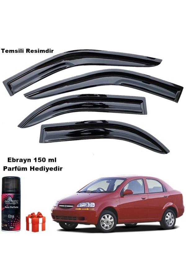 Caraks Kalos Sedan Mügen Cam Rüzgarlığı 2004-2007 Arası 4 Lü Takım Koku Hediyeli - Image 1