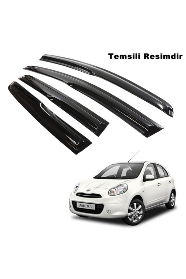 Point Nissan Micra Mügen Cam Rüzgarlığı 2011 - 2019 Arası 4 Lü Takım - Image 1