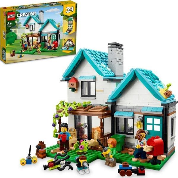 LEGO Creator Şirin Ev 31139 Aile Kanal ve Göl Evi İçeren Yaratıcı Oyuncak Yapım Seti +8 Yaş (808 Parça) - Image 1
