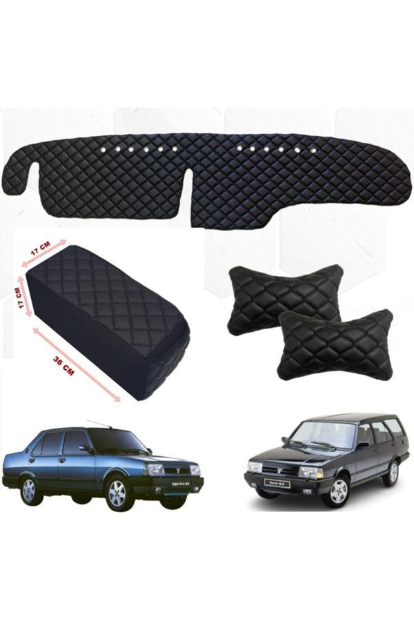 Caraks Tofaş Kolçak + Göğüs Halısı Alçak Model + Boyunluk Siyah - Image 1
