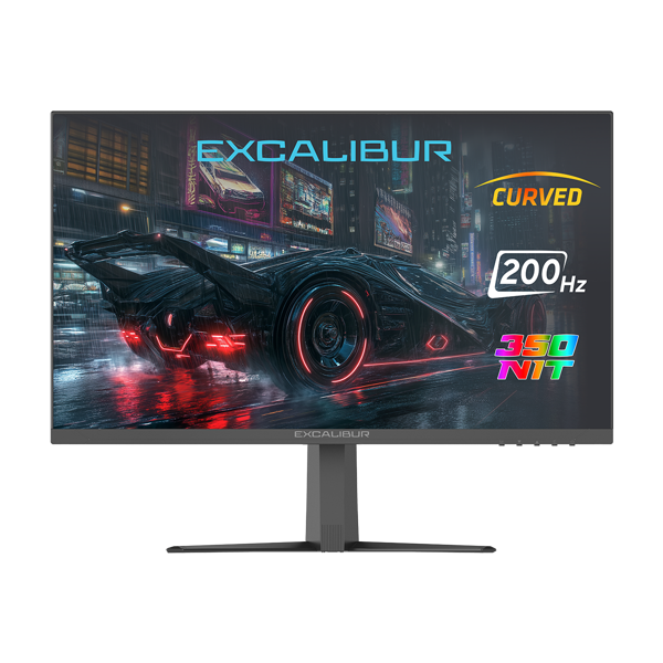 Casper Excalibur M.E236FVC-D 23.6" 200HZ 1MS 350NIT Fast VA Curved HDR10 Oyuncu Monitörü - Image 1