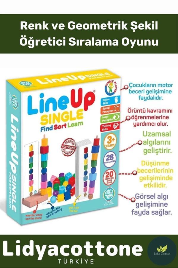 Premium Zeka Geliştirici Motor Becerileri Görsel Algı Geliştirir Lineup Sıngle Bul Sırala Öğren - Image 1