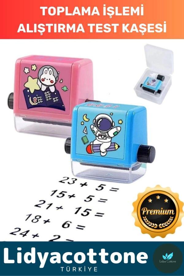 Matematik Çocuk Okul Toplama İşlemi Alıştırma Test Kaşesi Mürekkepli Test Çalışma Eğitici Öğretici - Image 1