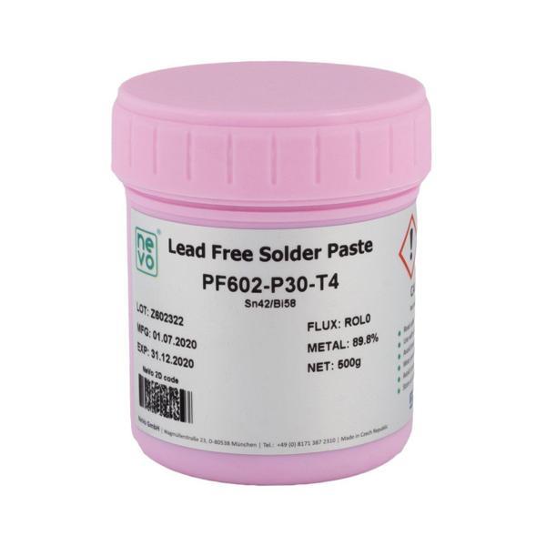 Düşük Sıcaklık Krem Lehim Sn42Bi58 Shenmao Nevo PF602P30T4  - 500 Gr - Image 1