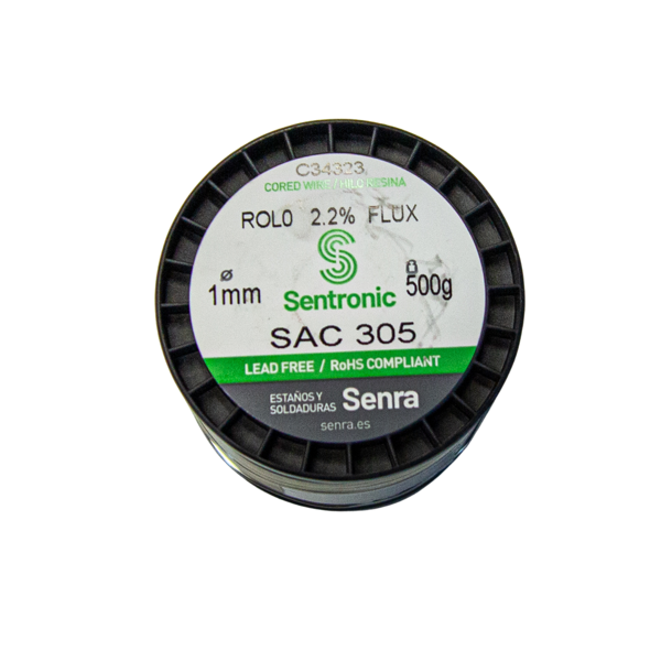 Sentronic SAC305 Kurşunsuz Lehim Teli - 1mm - 500g - Image 1