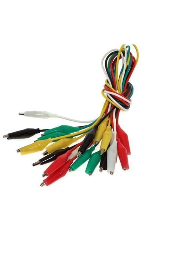 Arduino Cbrobotıc Krokodil Kablo 10Lu Set - - Image 1