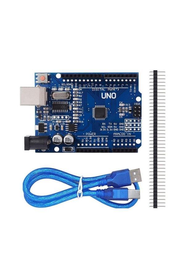 Arduino Uno R3 Smd Klon Atmega328P Smd Ch340 Açık Kaynak Kodlu Yazılım Geliştirme Kartı - Image 1