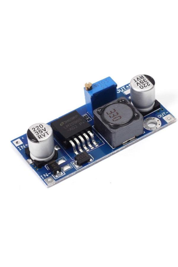 Elektromall Lm2596 Ayarlanabilir Voltaj Düşürücü Güç Modülü (4-35V Giriş - 1-30V Çıkış) - Image 1
