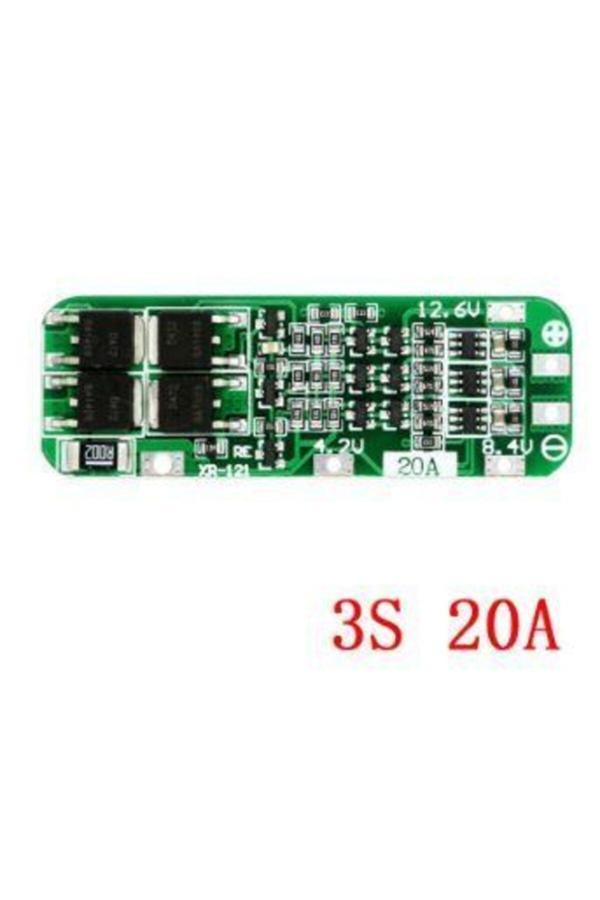 Elektronikport 3S 20A 12,6V Bms Koruma Kartı Lityum Batarya 18650 Li-İon Lipo Protection Module - Image 1