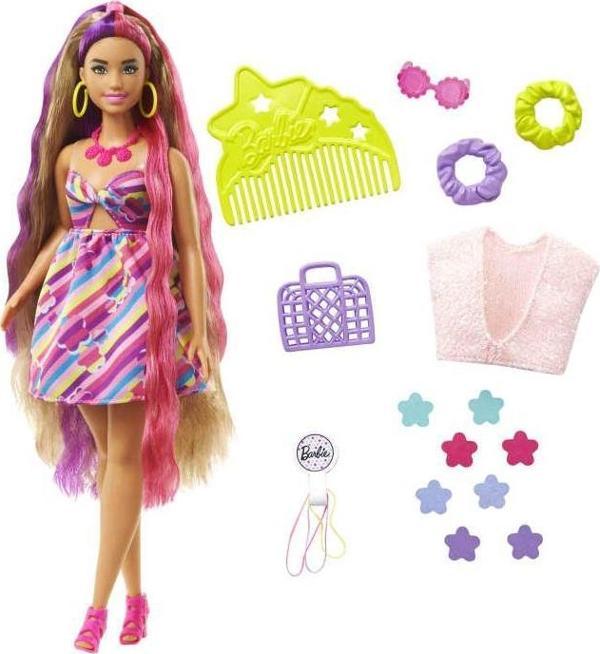 Barbie Upuzun Muhteşem Saçlı Bebekler HCM87-HCM89  - Image 1