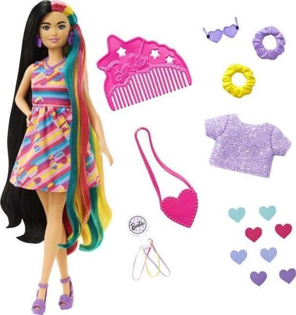 Barbie Upuzun Muhteşem Saçlı Bebekler HCM87-HCM90  - Image 1