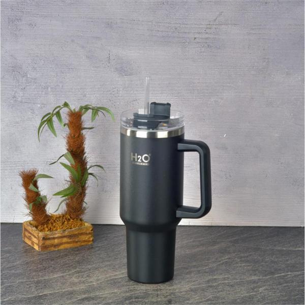 Tohana Termos Pipetli Maxi Kupa Siyah 1200 ml - Image 1