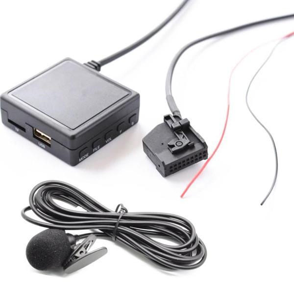 Mercedes W220 W211 W208 W168 Bt 5.0 Mikrofonlu Aux Adaptörü Sku2 Usb Tf Kart Girişi - Image 1