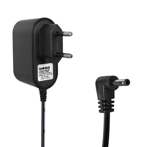 Ayt Weko 5 Volt 2 Amper 10 Watt Plastik Kasa Priz Tipi Adaptör Şarj Cihazı Aleti 3.5x1.35 Uçlu - Image 1