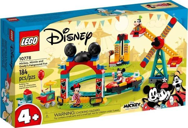 LEGO Disney Mickey and Friends ve Goofy Lunapark Eğlencesi 10778 +4 Yaş (184 Parça) - Image 1