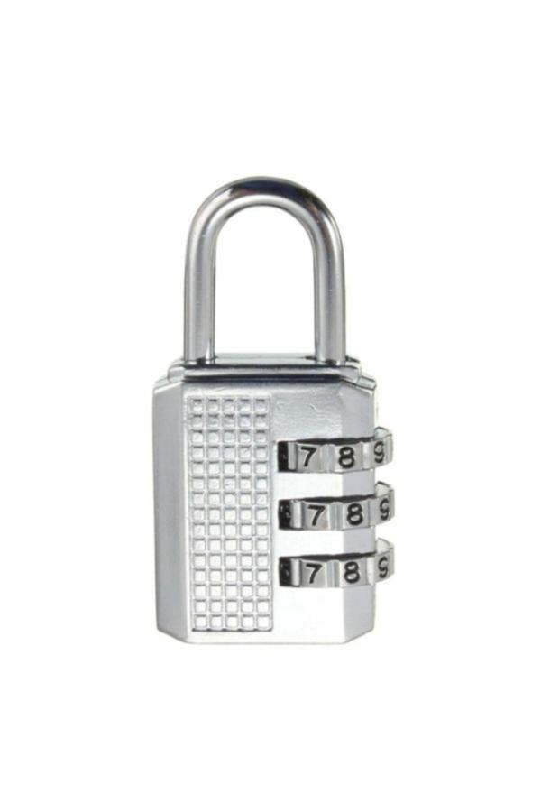 Tayvin 3 Şifreli 32 Mm Asma Kilit Dolap Bavul Kasa Kumbara Kilidi Uzun Ömürlü Dayanıklı Asker Kilidi - Image 1