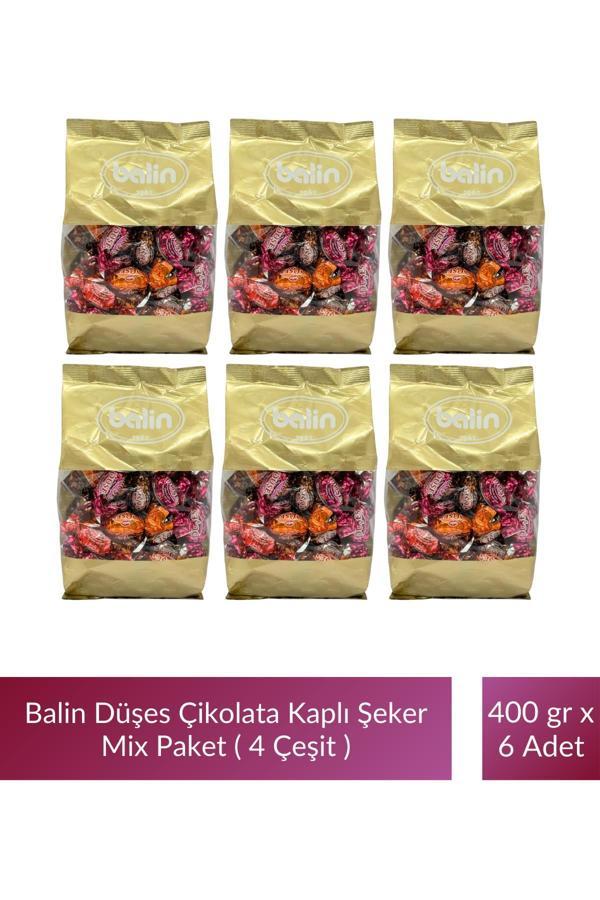 Balin Düşes Çikolata Kaplı Mix Şeker ( 4 Çeşit ) 400 gr x 6 Adet - Image 1