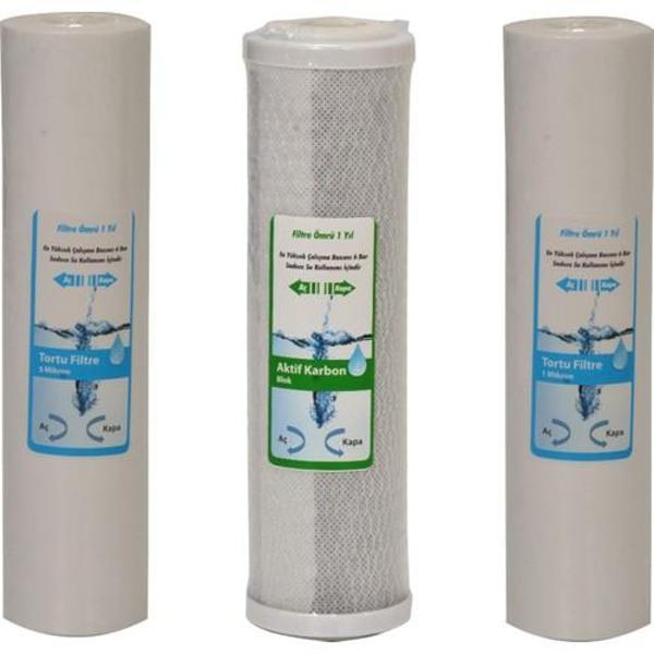WaterGold Su Arıtma 5 ve 1 Micron Tortu ve Blok Aktif Karbon Filtre - Image 1