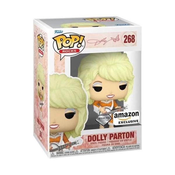 Funko Pop! Rocks: Dolly Parton Diamond Glitter Figürü - Image 1