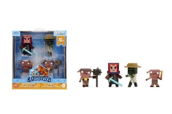 Jada Toys Minecraft Legends 4'lü Paket Döküm Figürler Legends - Image 1