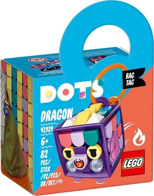 LEGO Dots Ejderha Çanta Süsü 41939 +6 Yaş (82 Parça) - Image 1