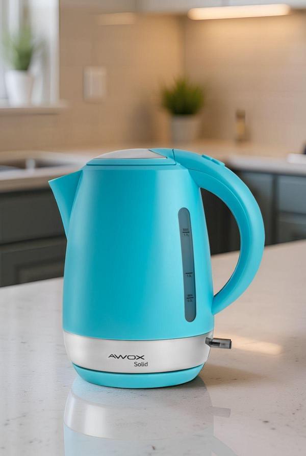 Awox Solid Su Isıtıcı Kettle Mavi - Image 1