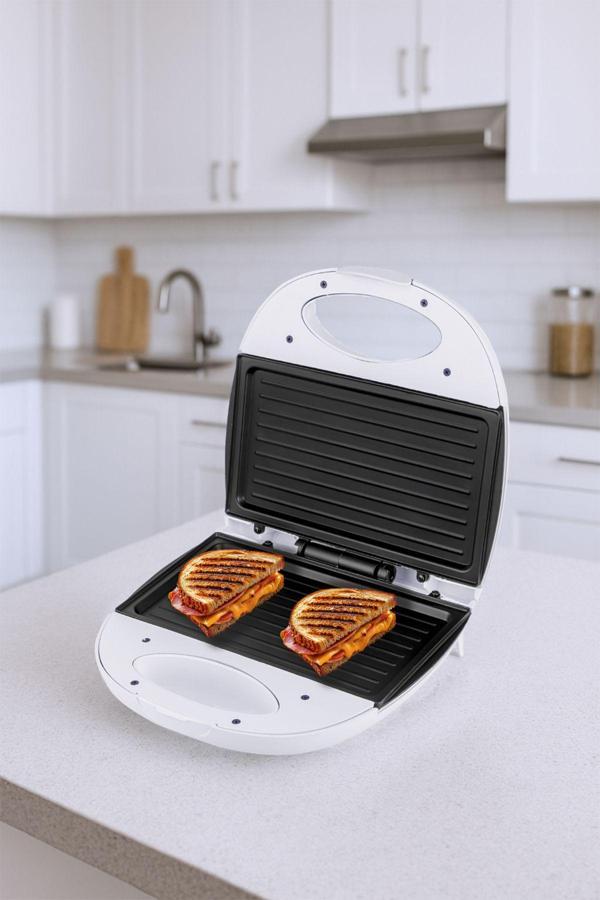 Awox Rapid Seramik Tost Makinesi Mini Tost Makinesi Beyaz - Image 1