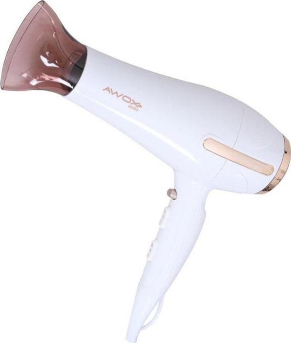 Awox Avito Saç Kurutma Makinesi Beyaz Profesyonel Kuaför 2200w Dc Motor Hızlı Kurut Ve Şekillendir - Image 1