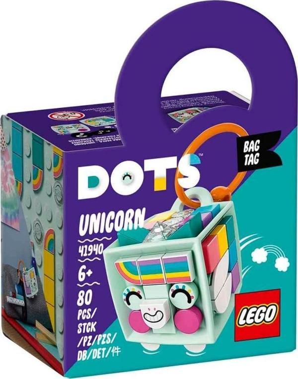 LEGO Dots Tek Boynuzlu At Çanta Süsü 41940 +6 Yaş (80 Parça) - Image 1