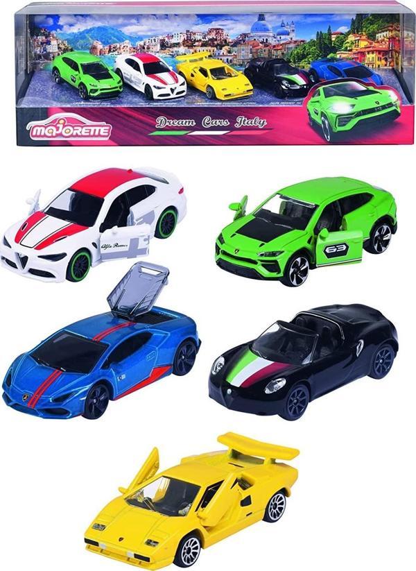 Majorette İtalyan Rüyası Metal (Die-cast) Arabalar - 5'li Hediye Seti 212053178 - Image 1