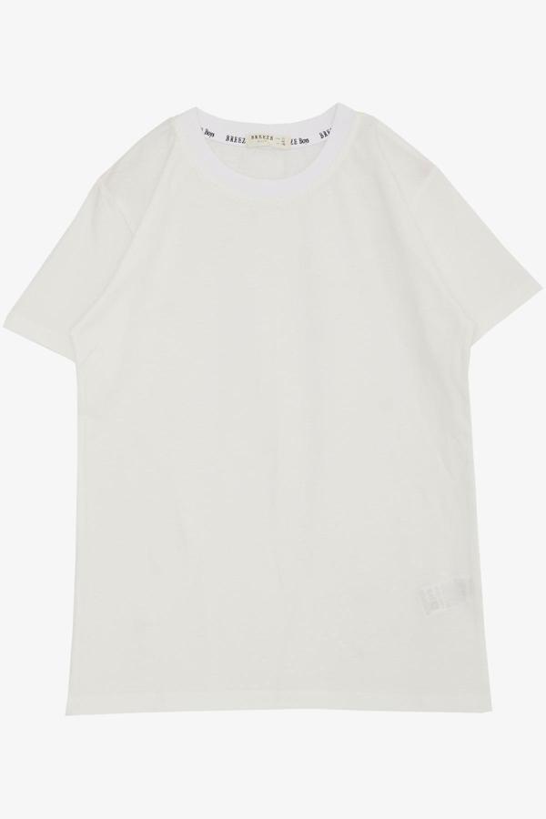 Breeze Erkek Çocuk Tişört Basic 4-14 Yaş, Ekru - Image 1
