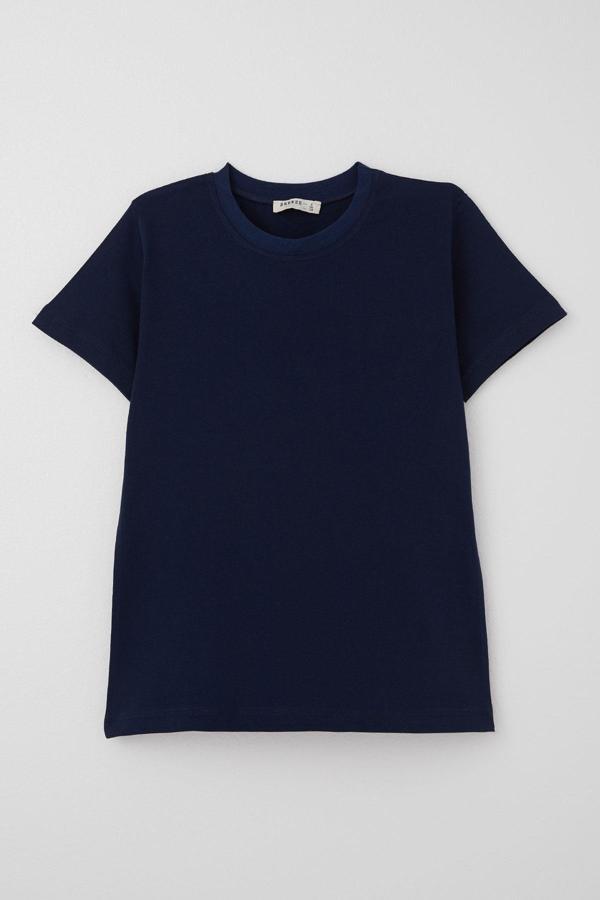 Breeze Erkek Çocuk Tişört Basic 4-14 Yaş, Lacivert - Image 1