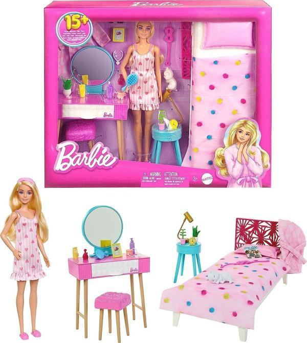 Barbie'nin Yatak Odası Oyun Seti HPT55  - Image 1