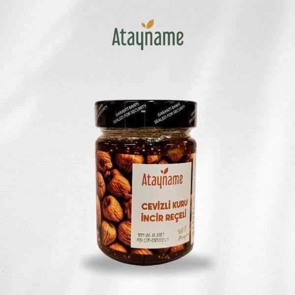 Atayname Cevizli Kuru İncir Reçeli 350 G - Image 1