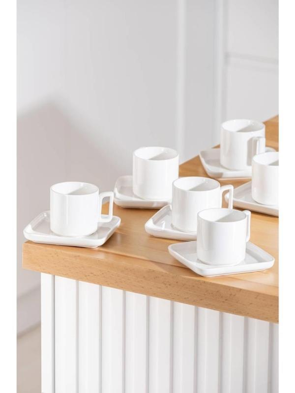 Acar Pure Royal 6 Kişilik Çay-Nescafe Fincanı Takımı SCT-05415 - Image 1
