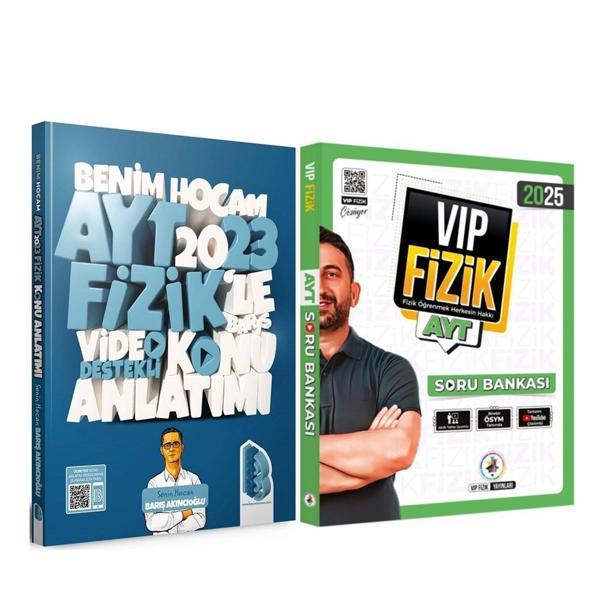 Benim Hocam 2023 AYT Fizik Konu ve KR Akademi Vip Soru Bankası Seti 2 Kitap - KR Akademi - Image 1