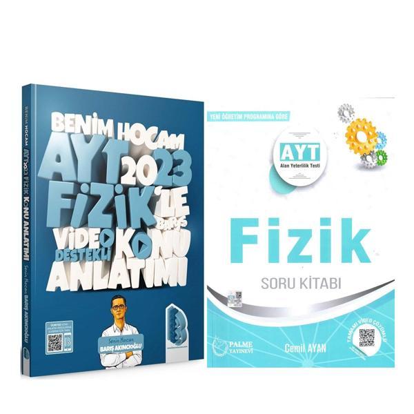 Benim Hocam 2023 AYT Fizik Konu ve Palme Soru Bankası Seti 2 Kitap - Palme Yayınları - Image 1
