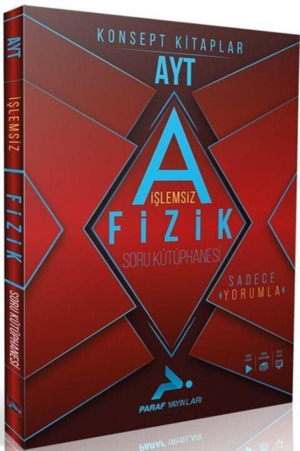 AYT İşlemsiz Fizik Konsept Soru Kütüphanesi Paraf Yayınları - Paraf Yayınları - Image 1