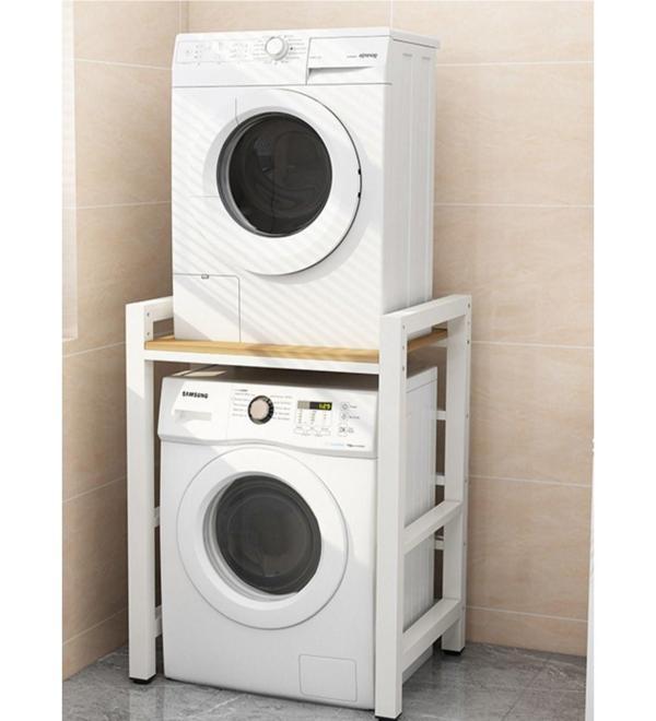 Çamaşır Ve Kurutma Makinası Rafı (BEYAZ(60X70X110 CM)) - Image 1