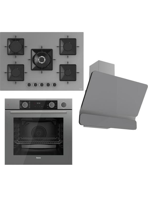 Ferre Steamart Ss Serisi Gri Set (SS038 + XE64CPR +D082 ) - Image 1