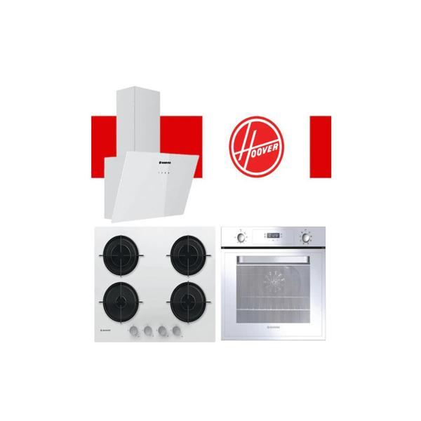 Hoover Beyaz Ankastre Set (hot3051wi + Hvw6mw + Hdg6c1gwtk) - Image 1