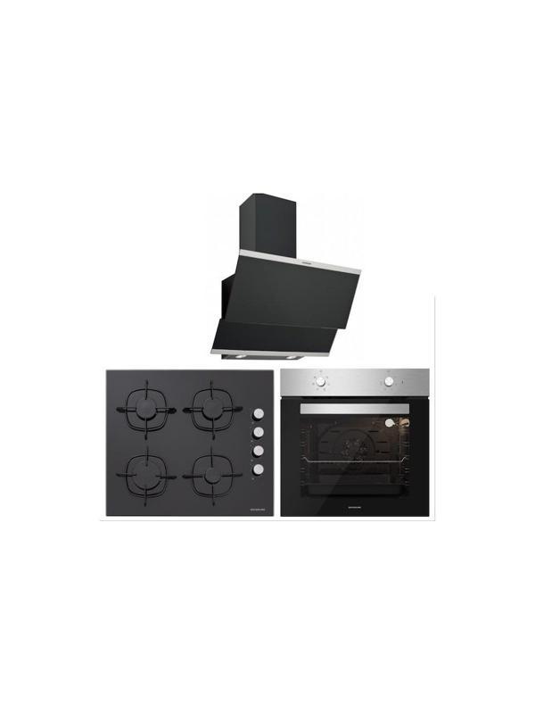 Silverline BO6501X01 - CS5335B01 - 3420 Classy 60 Siyah Ankastre Set - Image 1