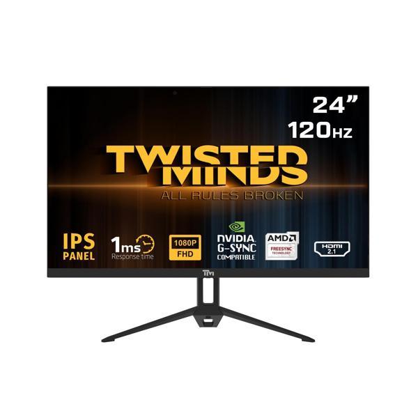 TWISTED MINDS 24" TM24FHD120IPS FHD 120HZ 1MS HDMI DP IPS ÇERÇEVESİZ GAMING MONİTÖR - Image 1
