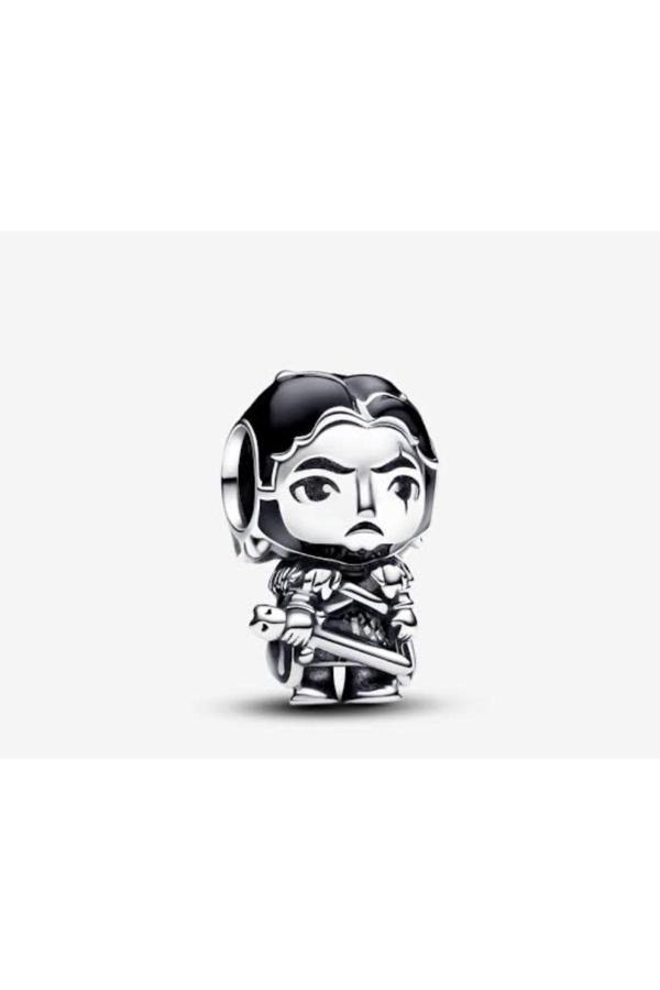 Asafaccessory Game Of Thrones Jon Snow Charm \ Gümüş Kaplama Gri 1 - Image 1